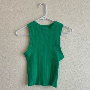 Zara green top